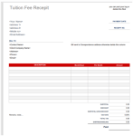 Tuition Fee Receipt Sample 2 | COMPUTER STATION