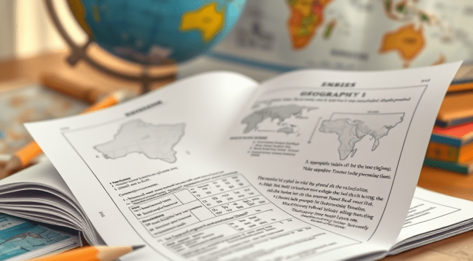 GEOGRAPHY PREVIOUS YEAR QUESTION PAPER BIHAR SCHOOL EXAMINATION BOARD